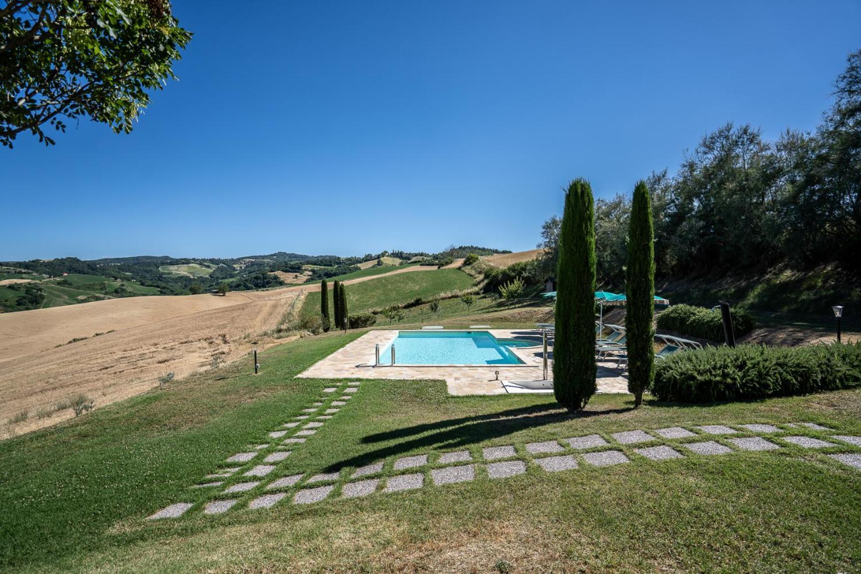 Ca' Lupino Villa Urbino Bagian luar foto